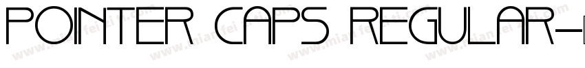 POINTER CAPS REGULAR字体转换